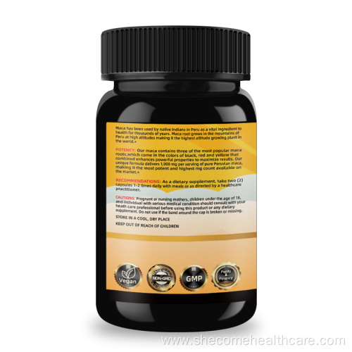 OEM maca root Boosting endurance Maca extract capsules